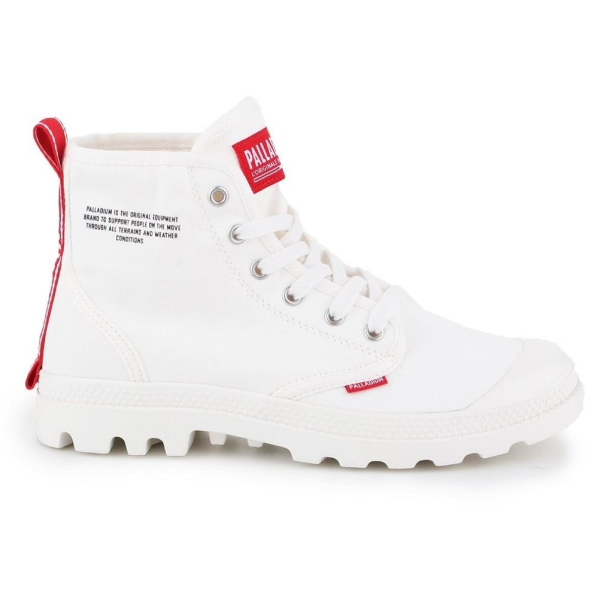 Botas Palladium Unisex - PAMPA HI DARE - 76258116M - STAR WHITE 