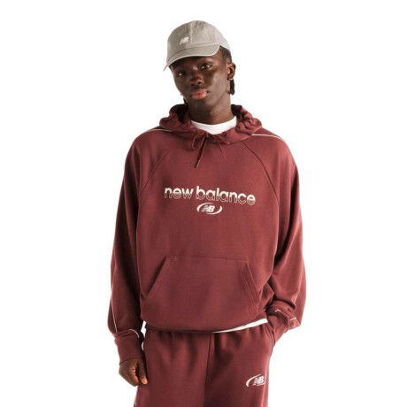 Campera Trackside French Terry Hoodie de Hombre Chocolate