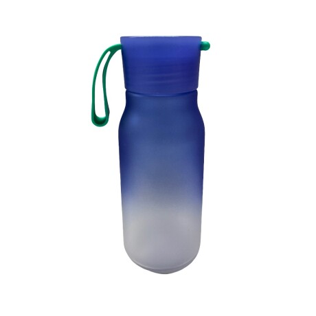 Botella plástica 250ml azul