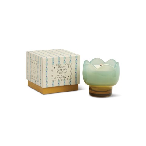 TULIP Vela Tulip De Vidrio 5.5oz Paddywax - Wisteria & Willow