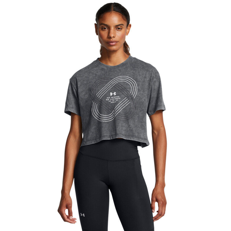 UA Run Anywhere Shortsleeve-BLK BLK-001