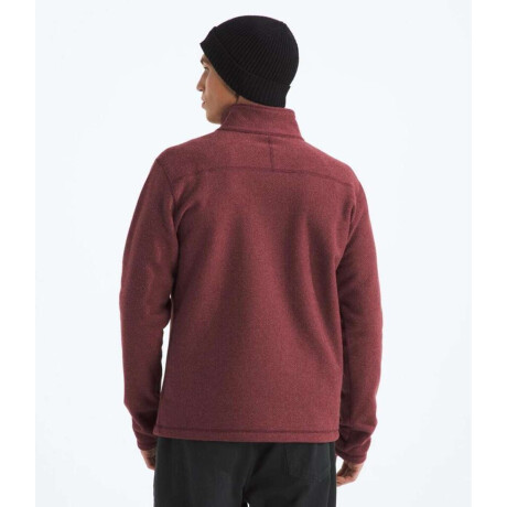 Buzo Polar Textured cierre de 1/4 hombre Sumac Heather