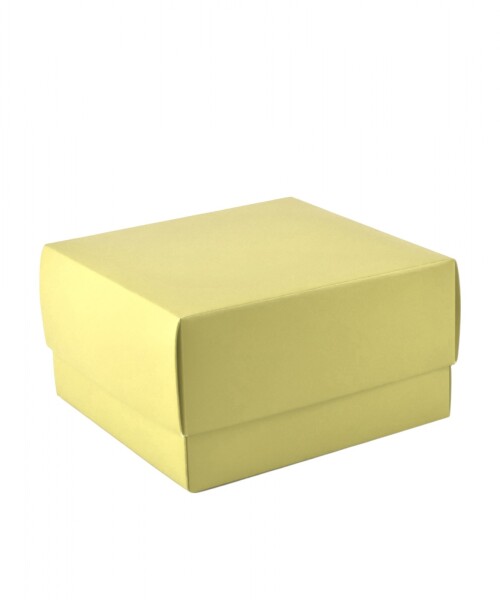 Caja 06 - 15x16x9 cm. AMARILLO PASTEL