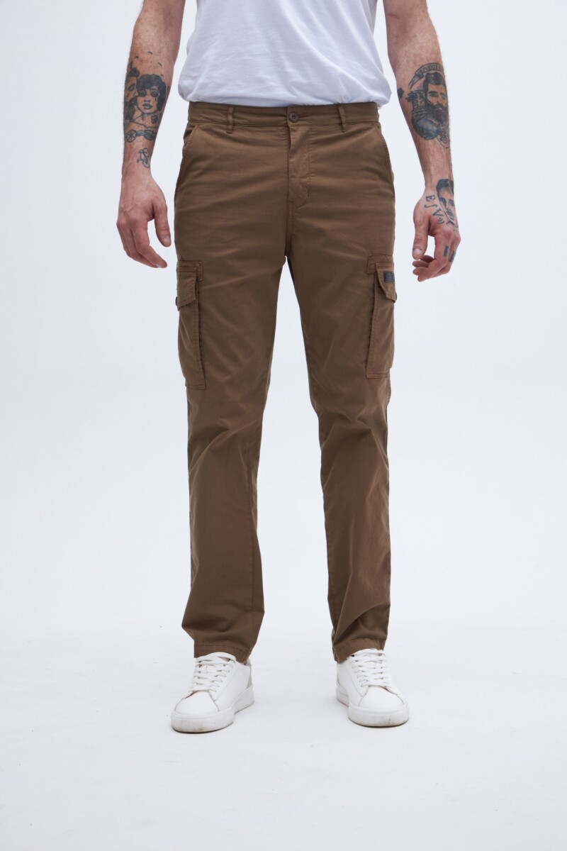 Pantalón cargo Roque - Tostado 