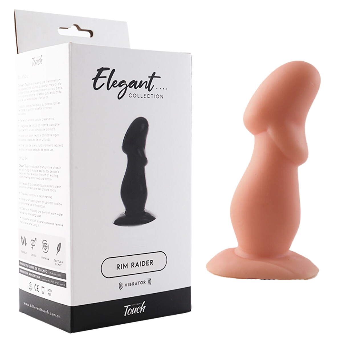 Dilatador Anal Rim Raider Macizo - Piel 