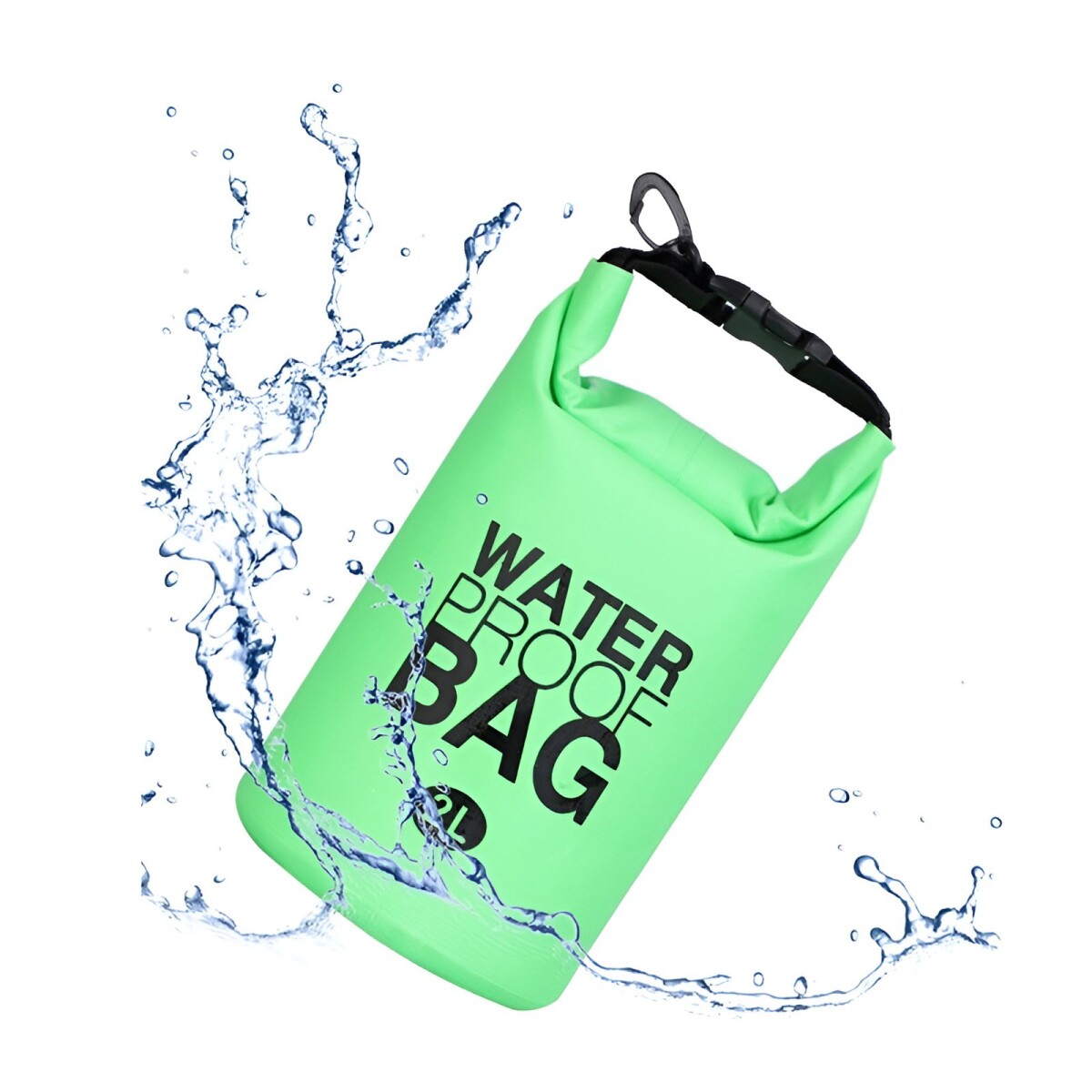 Bolso 2 Litros Celular Playa Piscina Impermeable Estanco - Variante Color Verde 