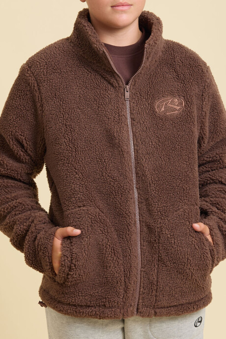 CAMPERA SAYER TEEN ( SHERPA ) RUSTY MarrÓn