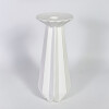PORTA VELA CERAMICA BLANCO 11X26.5CM Unica