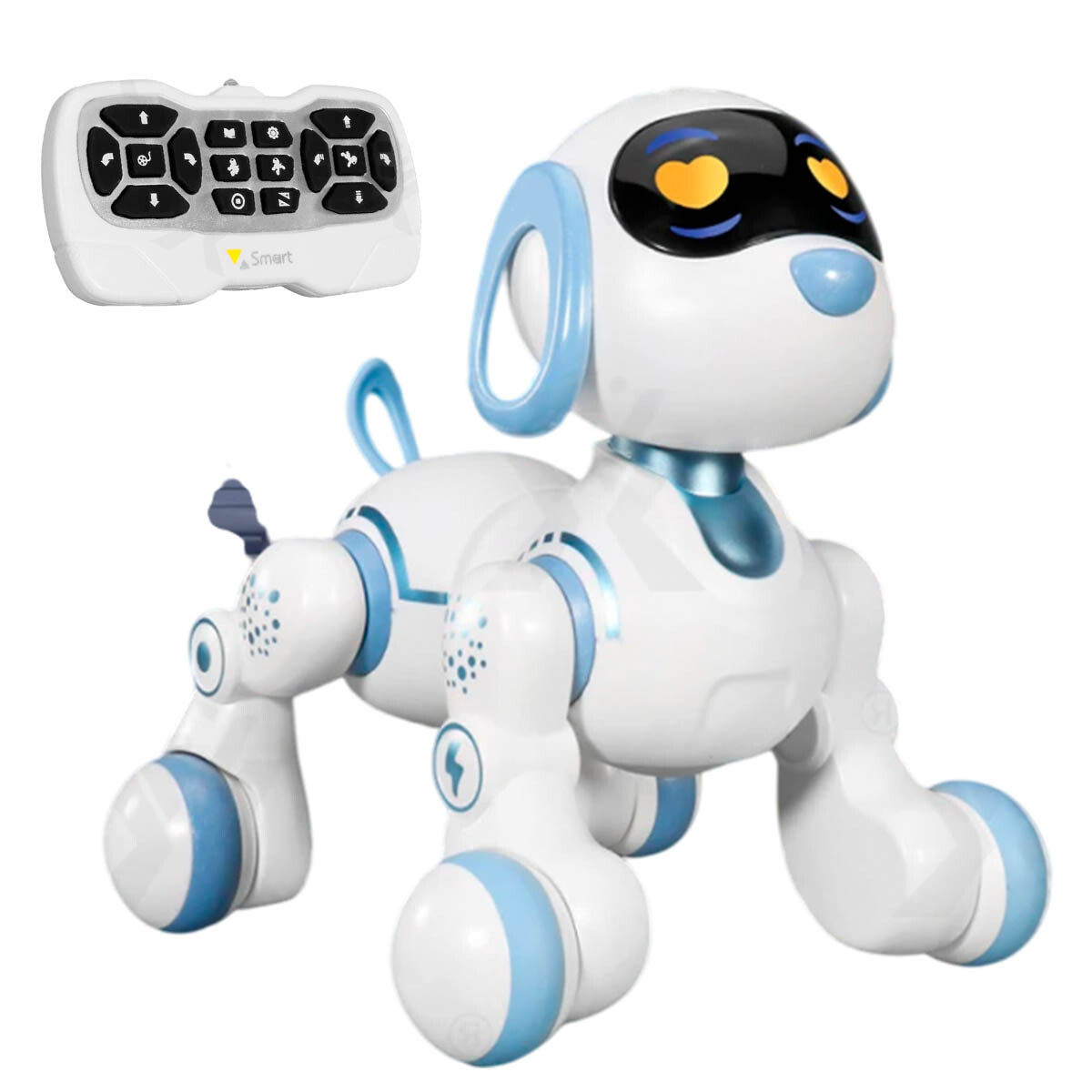 Mascota Robot Inteligente Control Remoto Con Sonido - Celeste 