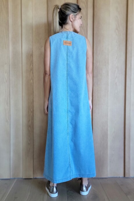 Vestido Formentera Denim celeste