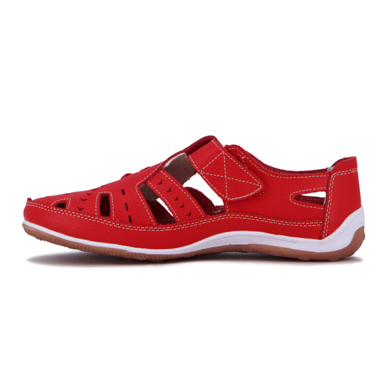 Wonder Guillermina Casual C/velcro Calada S/baja - Coral Coral