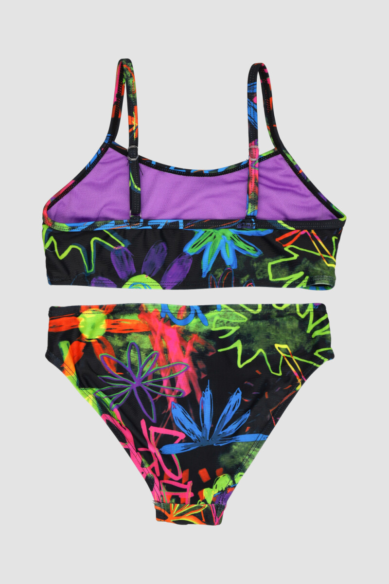 Bikini batik 6-18a Negro