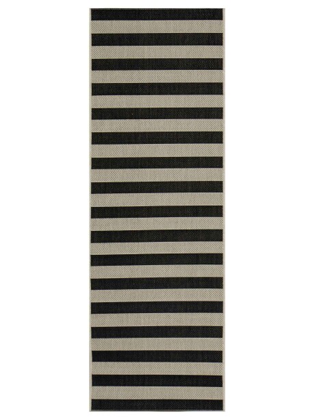 LINEO ALFOMBRA LINEO LIN/5031/9H01/ 067X200 WOOL/BLACK