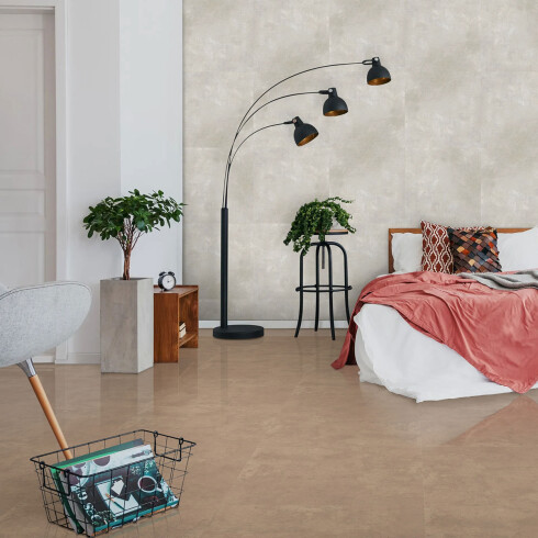 Ceramica Marron Rustico Satinado 56X56Cm Piso GAMAS DE MARRON