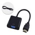 Adaptador Conversor Convertidor Hdmi A Vga Con Audio Adaptador Conversor Convertidor Hdmi A Vga Con Audio