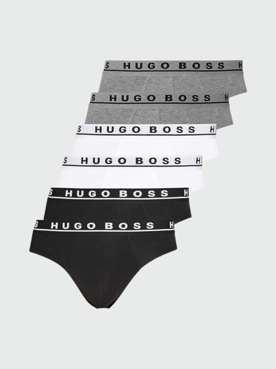 Hugo Boss -Pack de slip de algodón X 3 - Multicolor 