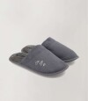 Pantufla plane Gris oscuro