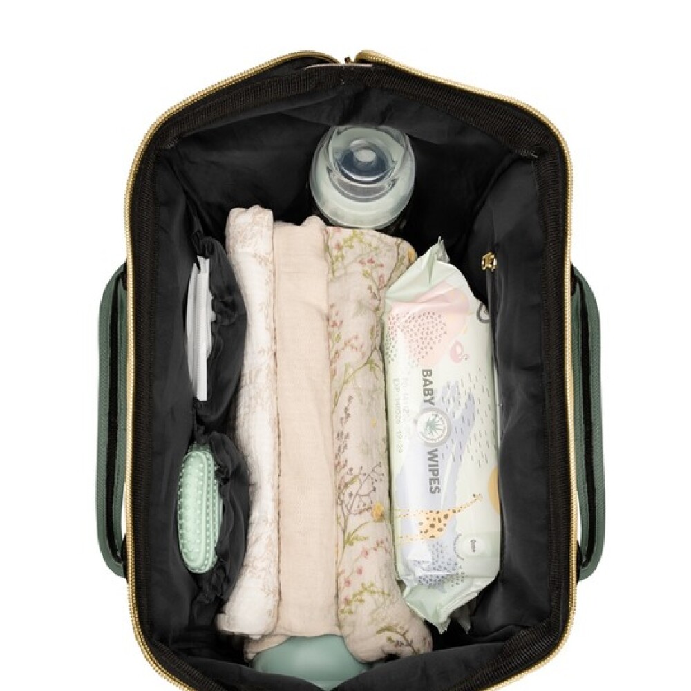 Mochila maternal KIKKABOO SIENNA Verde