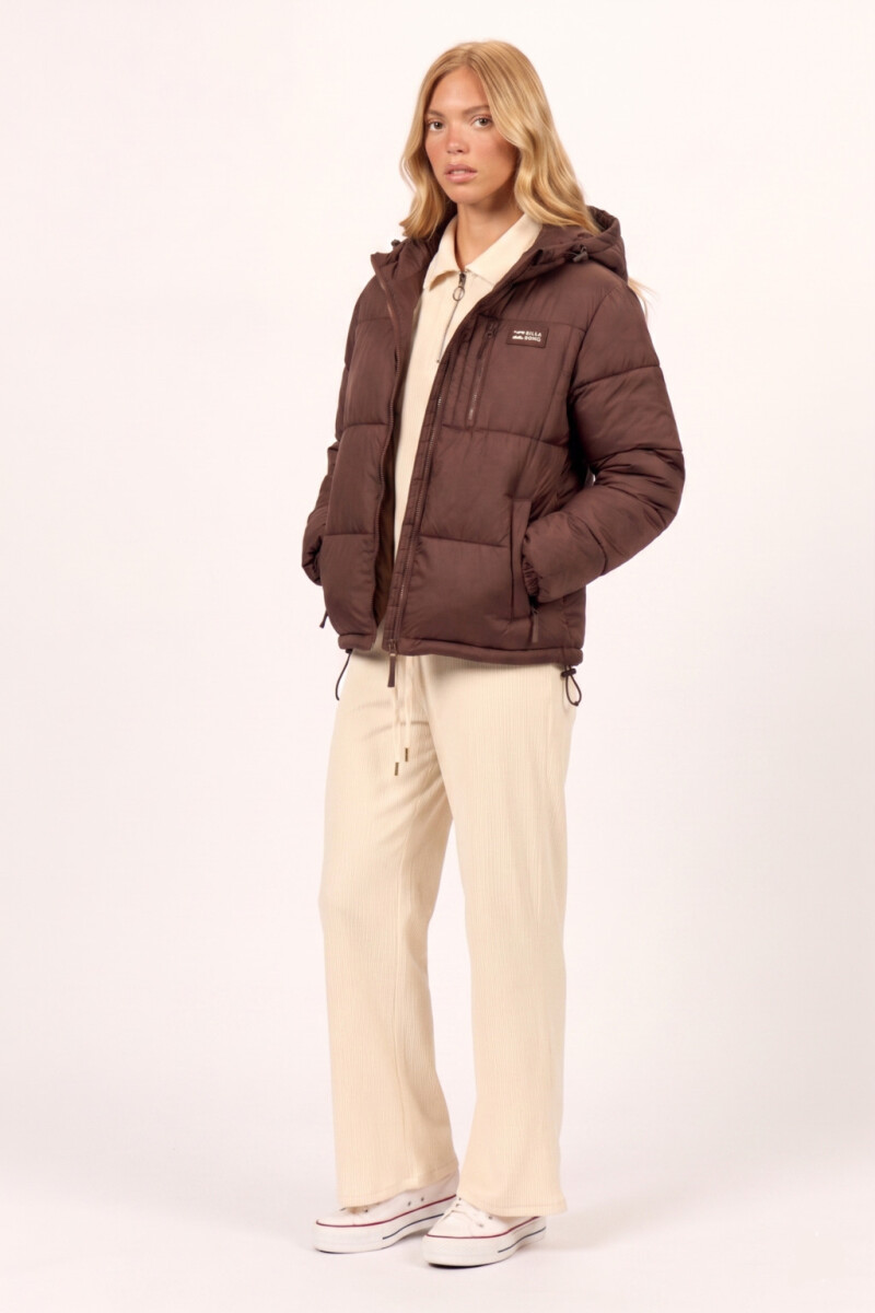 CAMPERA TRANSPORT PUFFER H-marron