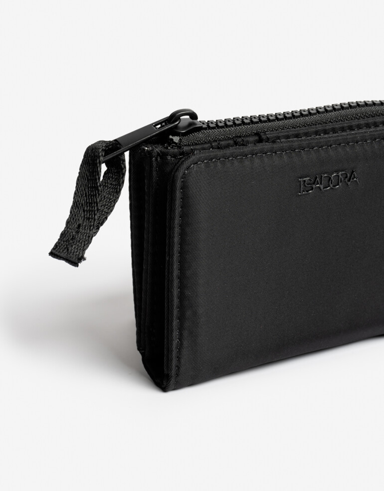 Billetera Nylon Billetera Nylon Con Cierre - Negro
