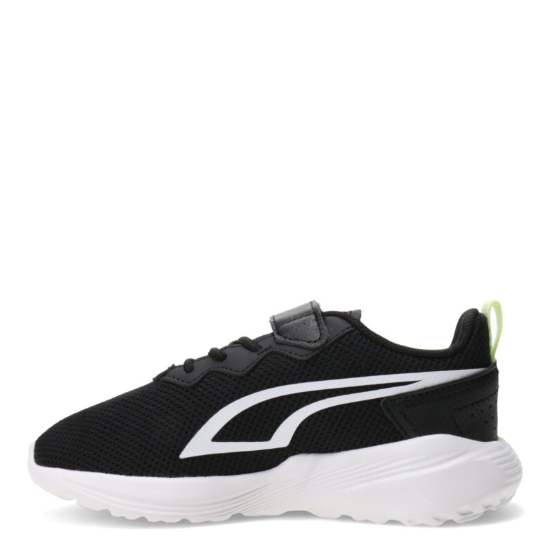 Championes Infantiles Puma All Day Active Negro - Fluor