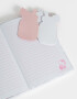 Anotadores Cuadernos y Memos Peludo Cuaderno Peluche "hello Kitty" - Blanco