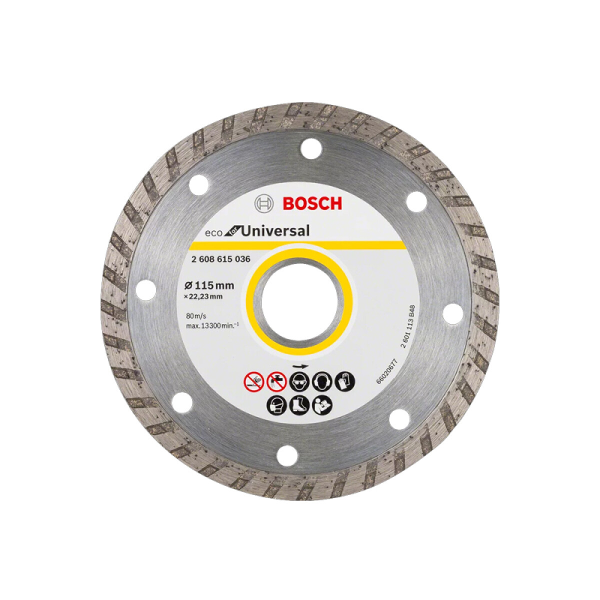 Disco diamantado segmentado turbo Ø115mm Eco Bosch - BS3238 