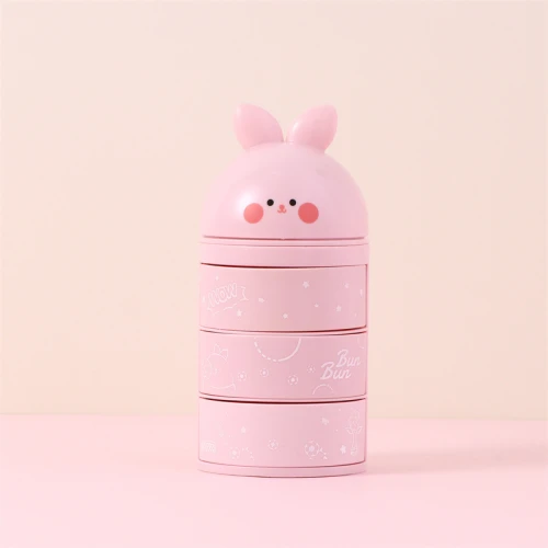 Caja Organizadora Giratoria Dibujos Animados - Rosa Caja Organizadora Giratoria Dibujos Animados - Rosa