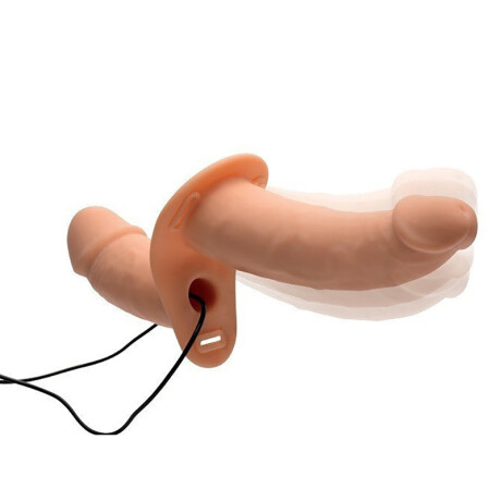 Arnes Vibrador Doble Dildo StrapU 10X Power Pegger Arnes Vibrador Doble Dildo StrapU 10X Power Pegger