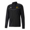 Campera Infantil Puma Peñarol Team Rise Tr.Poly Jkt Negro - Amarillo - Blanco