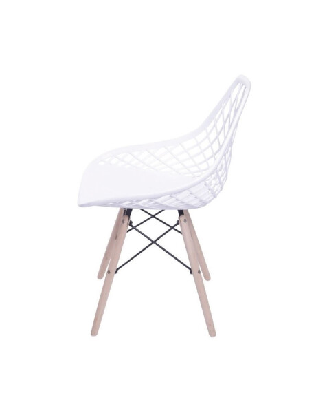 SILLA KAILA PP Y MADERA BLANCO SILLA KAILA PP Y MADERA BLANCO