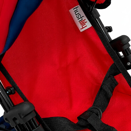 Coche Muñecas Bebote Juguete Cochecito Bebé Plegable Rojo/Azul