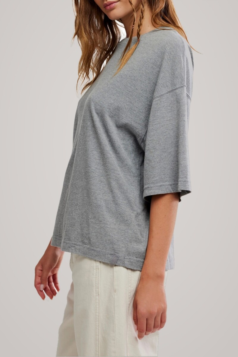 WTF PERFECT OVERSIZED TEE Gris