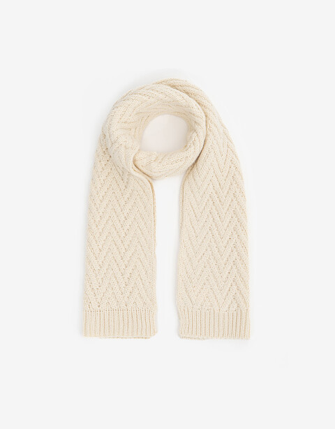 Bufandas Special Price Bufanda Tejida Special Price - Blanco Crudo