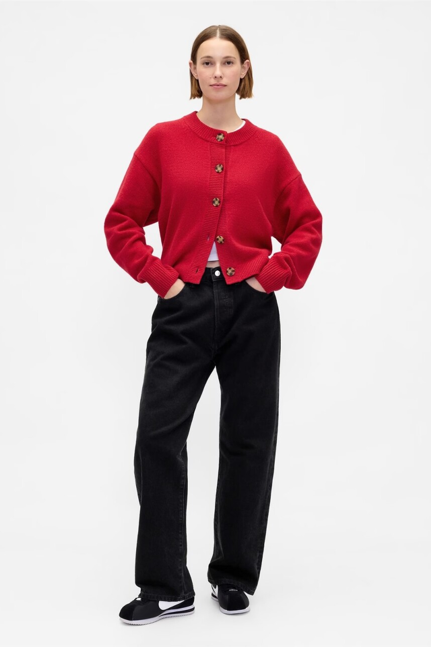 Saco Cashsoft Mujer Modern Red