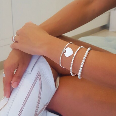 Pulsera Bolitas Nº1 - Plata 925 Pulsera Bolitas Nº1 - Plata 925