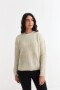 Sweater con lurex CRUDO