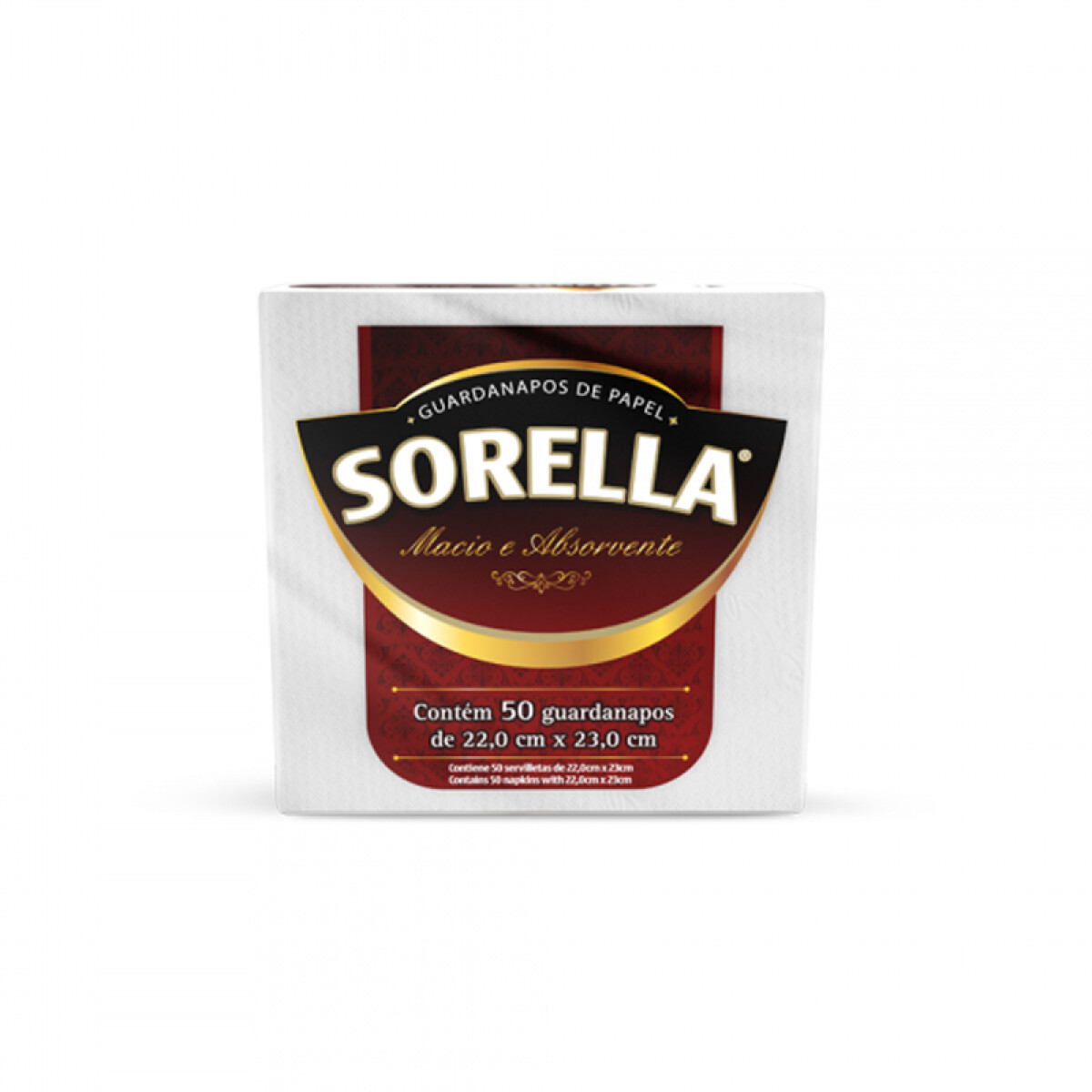 Servilleta SORELLA x50pcs (22x23cm) 