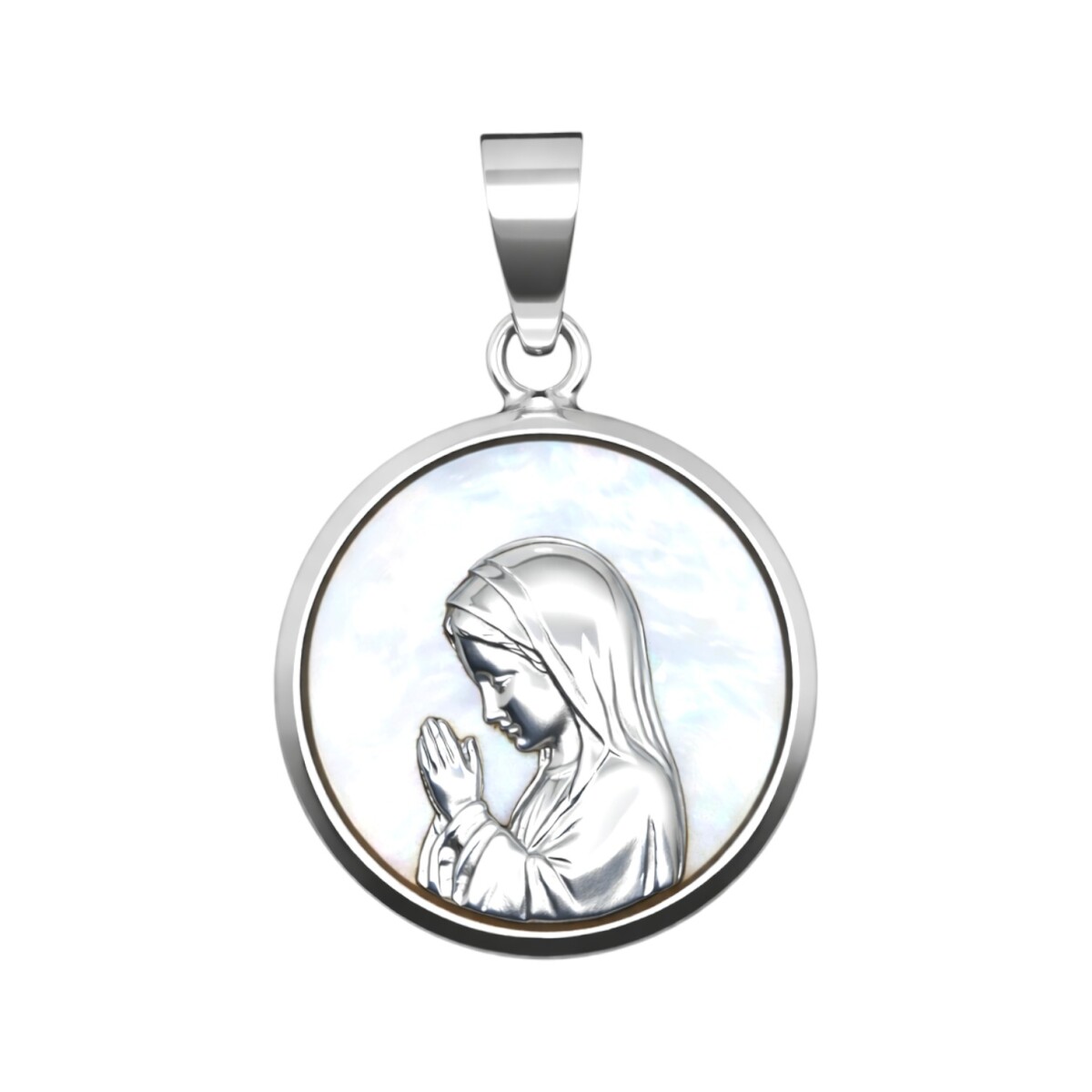 Dije Virgen Niña - Plata 925 - nacar - CP4653 - conpiedra 