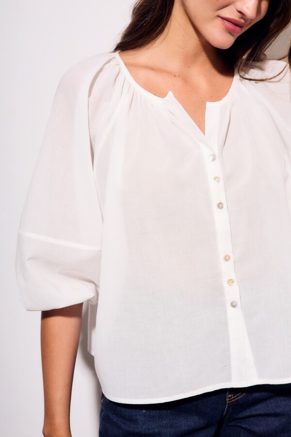 Blusa Algodón Crudo