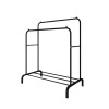 Perchero Organizador de Ropa Closet Hogar de Metal Negro