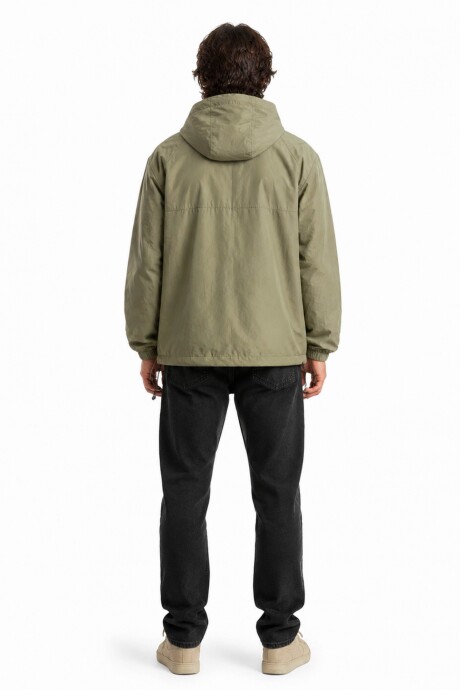 Campera Cortaviento Verde