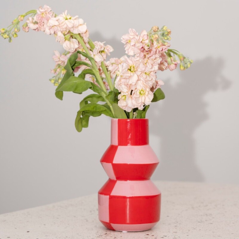 Florero de cerámica Celestino Candy Crush