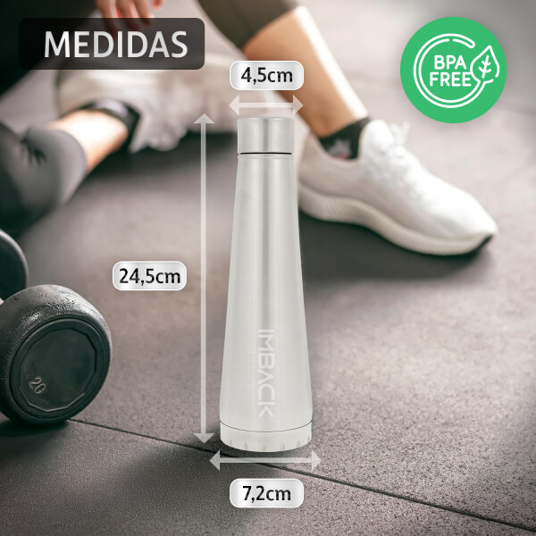Termo Botella Agua Termica 450ml Doble Capa Acero Inoxidable Termo Botella Agua Termica 450ml Doble Capa Acero Inoxidable