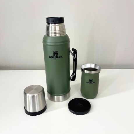 Combo Stanley Termo Classic 940ml + Mate con Tapa 200 ml Verde
