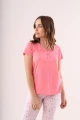 Pijama Manga Corta Capri 41553 Coral