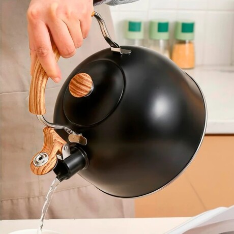 Pava Caldera Sonifer 2.5l Silbato Acero Inoxidable Inducción Negro