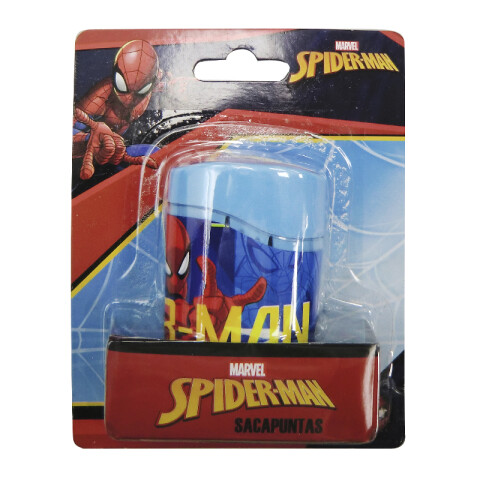 Sacapuntas Spiderman con Deposito y 2 Agujeros U
