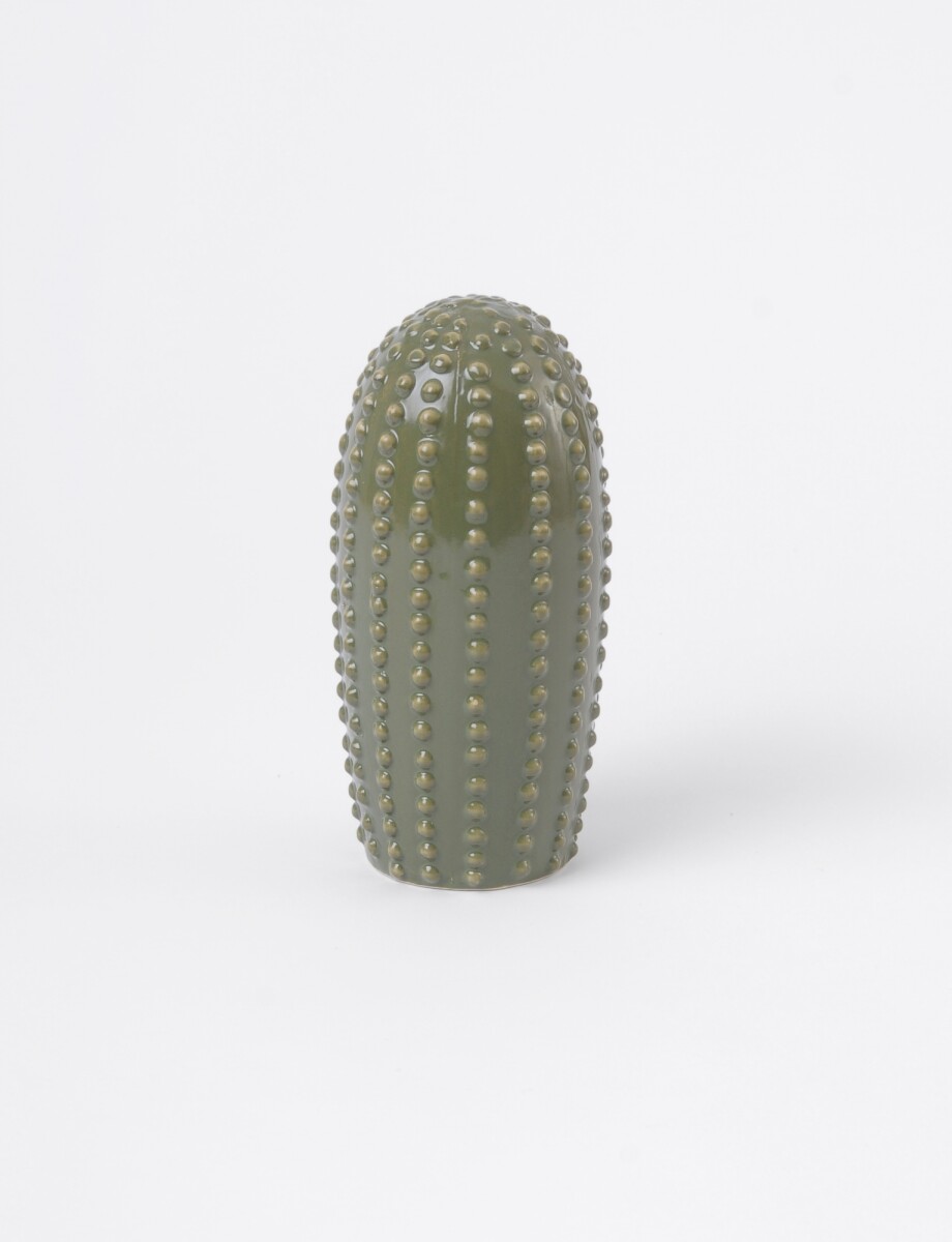 Adorno con forma de cactus - verde 