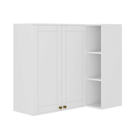 Aereo Esquinero Americana 80 cm 2 Puertas Blanco